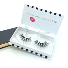 wholesale 3d silk faux mink eye lashes with custom packaging